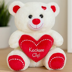 Miś Kocham Cię z sercem - 40cm
