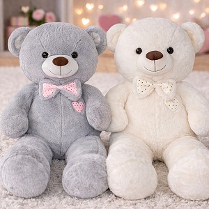 Duży Miś 2 kolory Love - 75/45cm