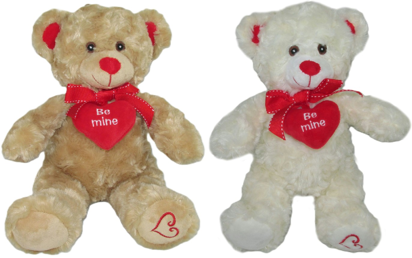 Miś Be Mine z sercem 2 kolory - 20cm