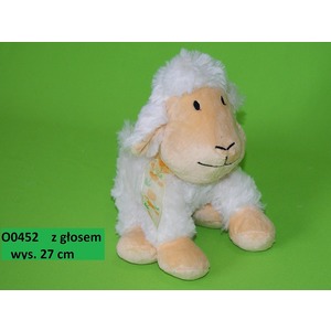 Owieczka z kokardą (Głos) - 27cm Owieczka z kokardą (Głos) - 27cm