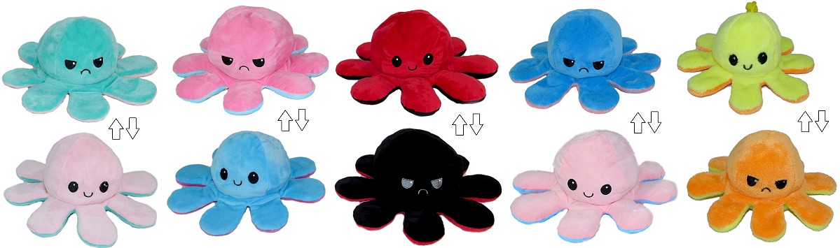 Ośmiornica 5 modeli - 8cm