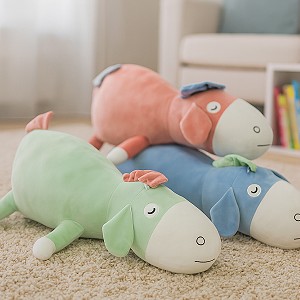 Poduszka Osiołek Toczek Wałek 3 kolory - 70cm