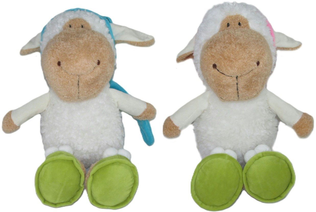 Owieczka Śpioszek w czapce 2 kolory Owca - 30cm