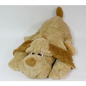 Mega Piesek Leżący Jasny - 65cm