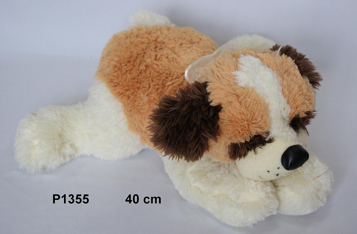 Bernardyn Pies Leżący - 40cm