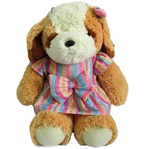 Bernardyn Pani Pies Siedzący Puchacz - 45cm Bernardyn Pani Pies Siedzący Puchacz - 45cm