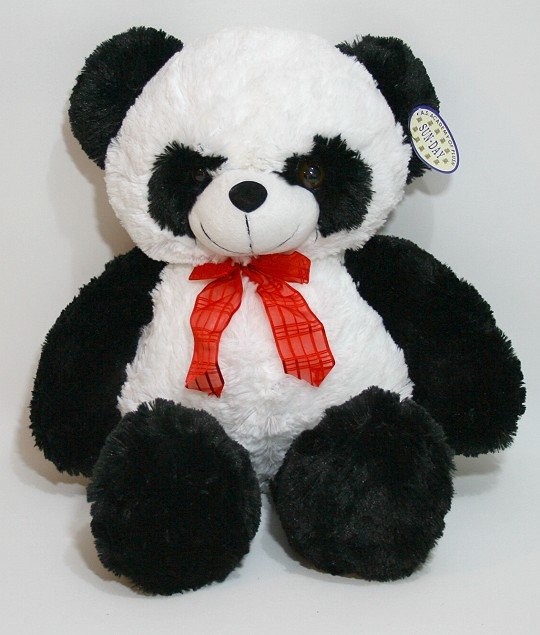 Miś Panda z kokardą - 50cm