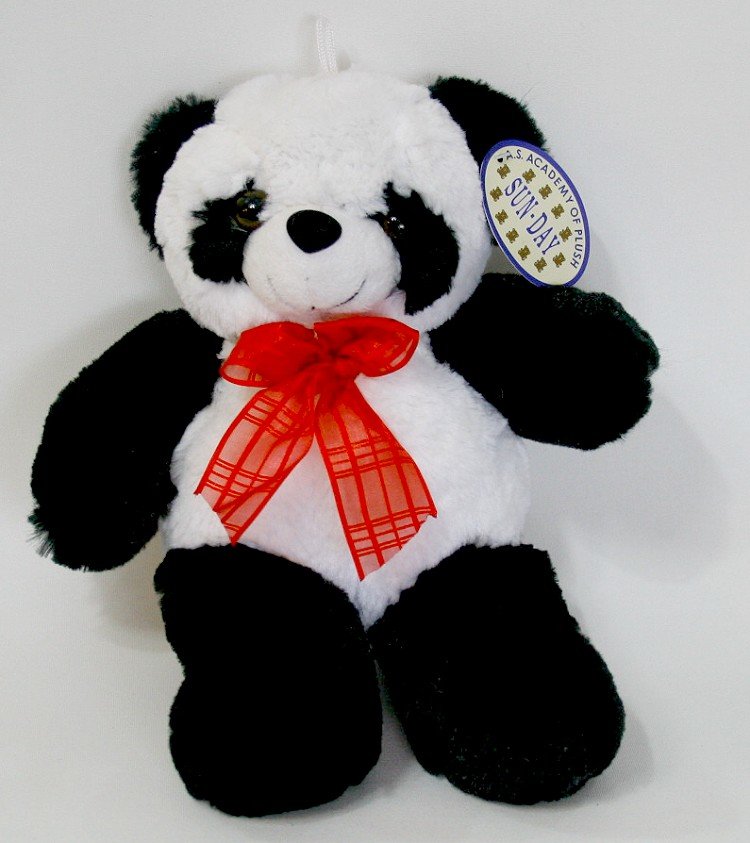 Miś Panda z kokardą - 30cm