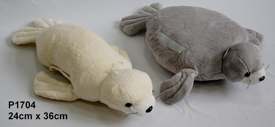 Poduszka Składana Foka 2 kolory - 36cm