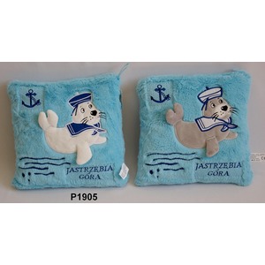 Poduszka Foka Jastrzbia Gra 2 kolory - 25cm