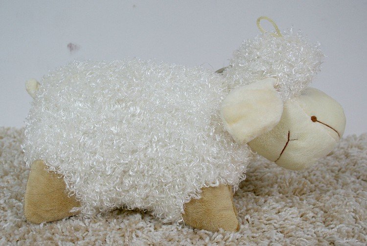 Poduszka Składana Owieczka Lśniąca - 33cm