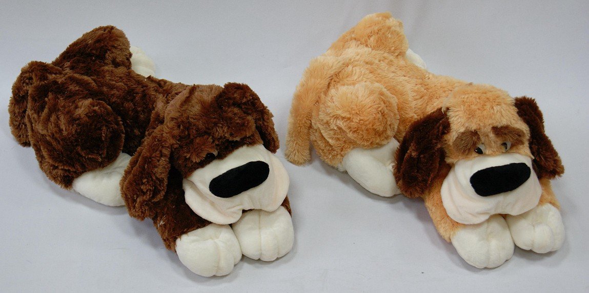 Pies Leżący 2 kolory - 50cm