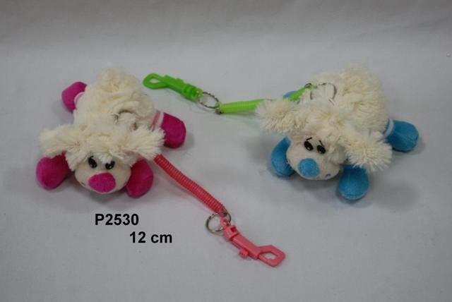 Piesek 2 kolory na sprężynie - 12cm