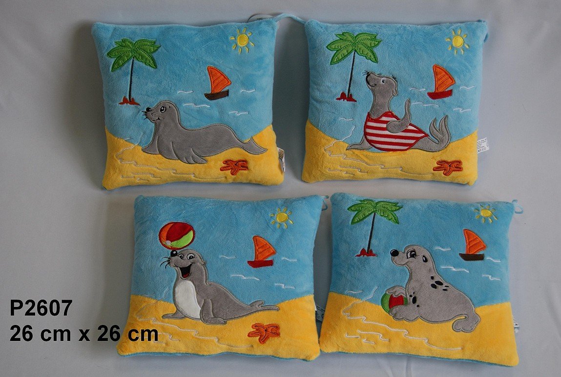 Poduszka Foka 4 wzory - 26cm