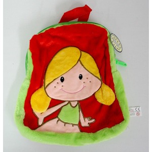 Plecak Dziewczynka Czerwona - 26cm