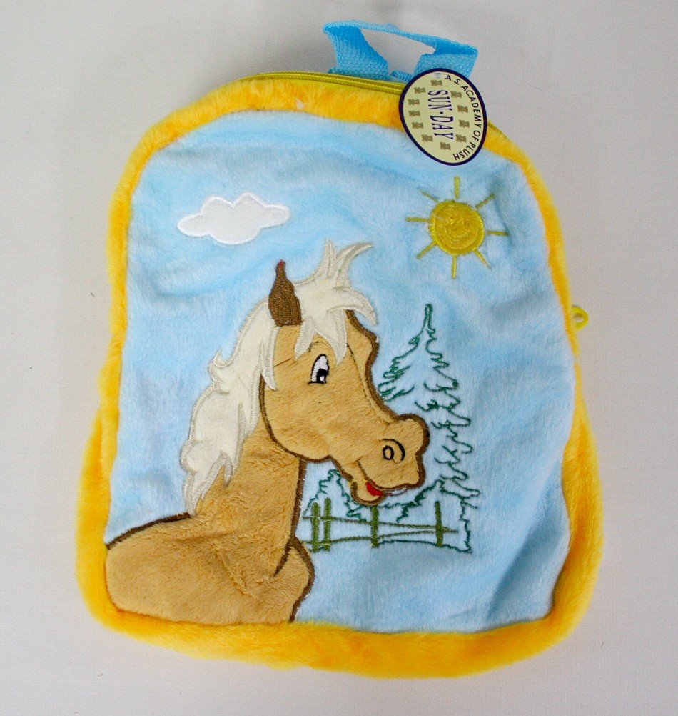 Plecak Konik Niebieski - 26cm