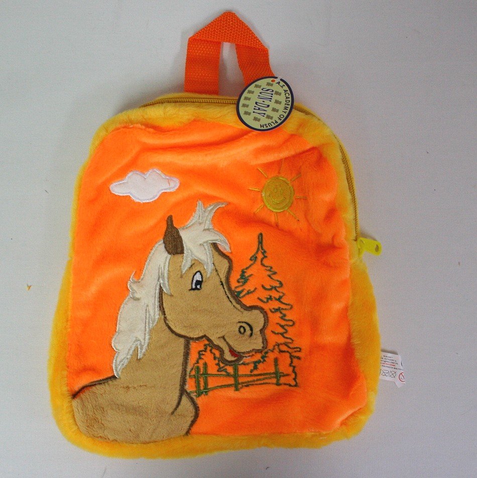Plecak Konik Pomarańczowy - 26cm