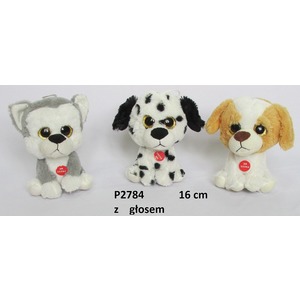 Piesek Dalmatyńczyk Husky Beagle (Głos) - 16cm