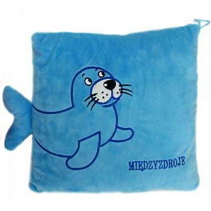 Poduszka Foka Międzyzdroje 2 kolory - 26cm
