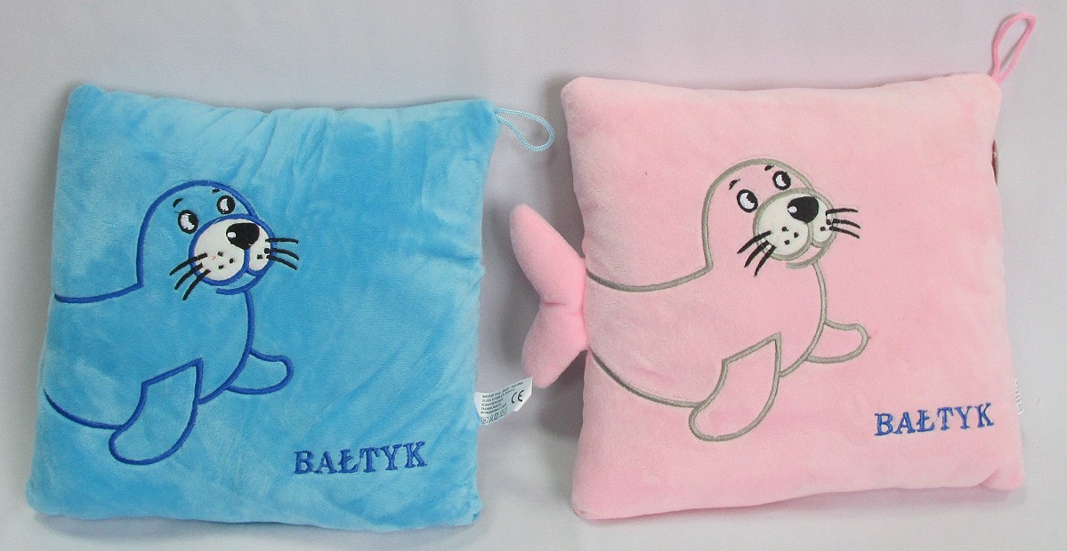 Poduszka Foka Bałtyk 2 kolory - 26cm