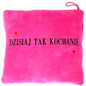 Poduszka Dzisiaj Tak Kochanie (Dwustronna) - 25cm