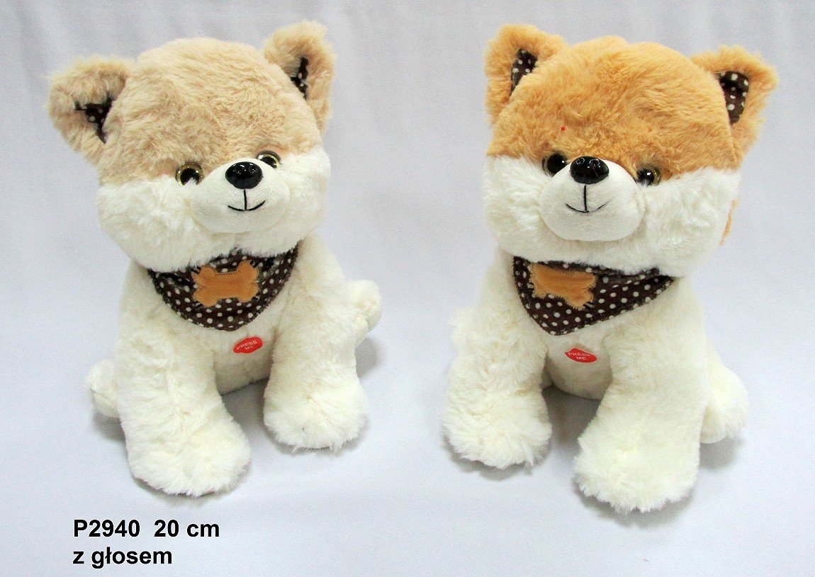 Piesek 2 kolory (Głos) - 20cm