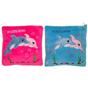 Poduszka Delfin Władysławowo 2 kolory - 25cm