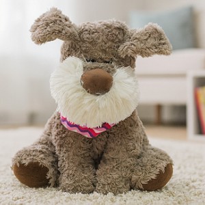 Piesek Szary Siedzący (Głos) - 60cm