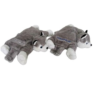 Poduszka Składana Piesek Husky Zakopane 2 kolory - 32cm