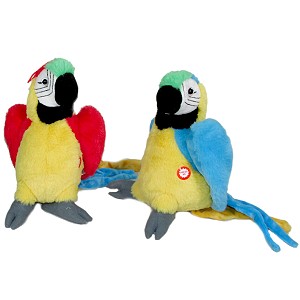 Papuga Ara 3 kolory (Głos) - 23cm