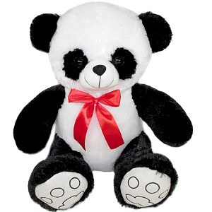 Miś Panda z kokardą - 40cm Miś Panda z kokardą - 40cm