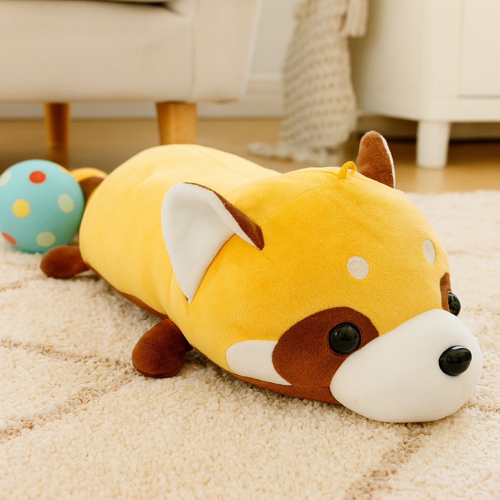 Poduszka Panda Czerwona Wałek Toczek - 150/90cm