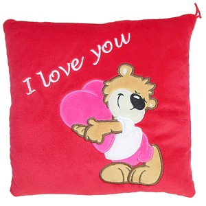 Poduszka I Love You Miś - 25cm