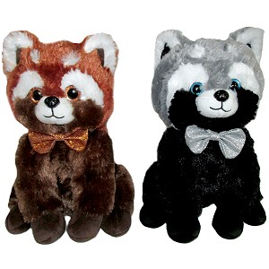 Miś Panda Czerwona 2 kolory - 35cm