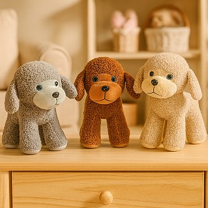 Piesek Pudelek 3 kolory - 25cm