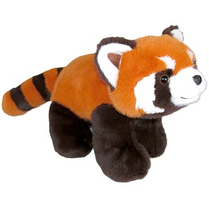 Miś Panda Czerwona Realistyczna - 24cm