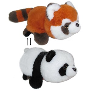 Miś Panda Czerwona (zmieniające się) - 25cm