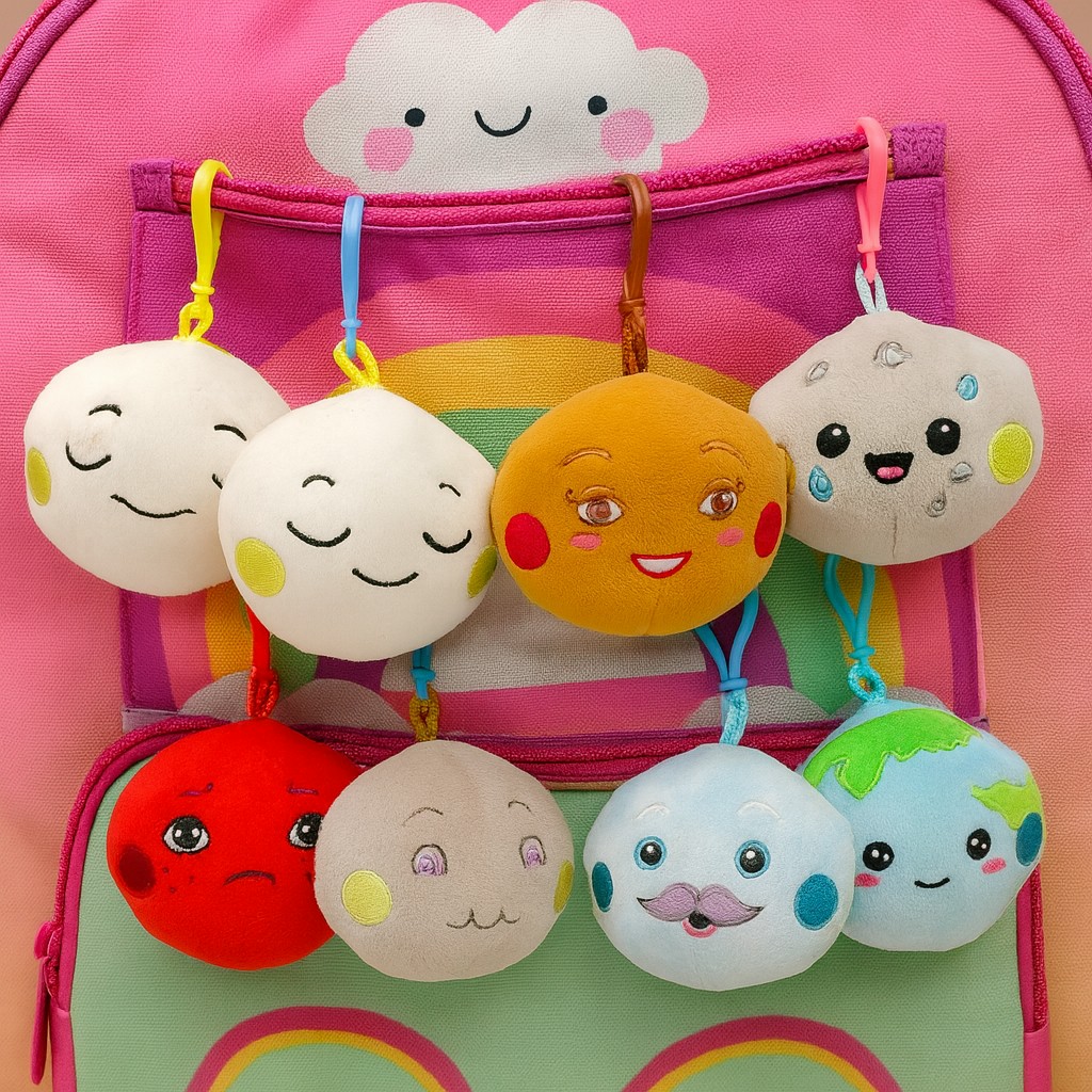 Brelok Planeta Słońce Mars Księżyc Ziemia Planety - 9cm