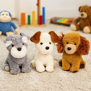 Piesek Siedzący 3 kolory - 22cm