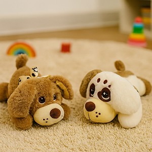 Piesek Leżący 2 kolory - 45cm