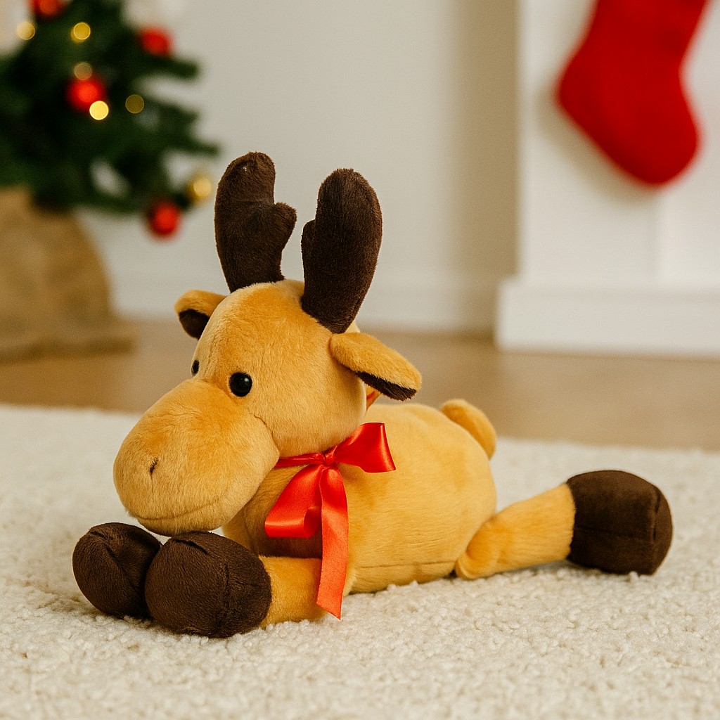 Renifer Łoś Świąteczny - 23cm