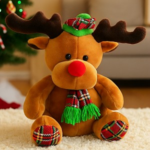 Renifer Łoś Świąteczny - 22cm