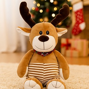 Renifer Świąteczny Łoś - 19cm