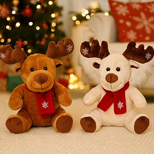 Renifer Świąteczny Łoś 2 kolory - 25cm