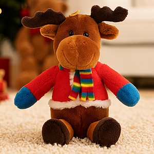 Renifer Świąteczny Łoś - 18cm