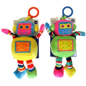 Robot pluszowy Grzechotka 2 kolory (Głos) - 23cm Robot pluszowy Grzechotka 2 kolory (Głos) - 23cm