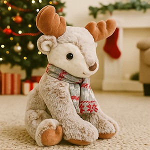 Renifer Łoś Świąteczny tradycyjny - 27cm