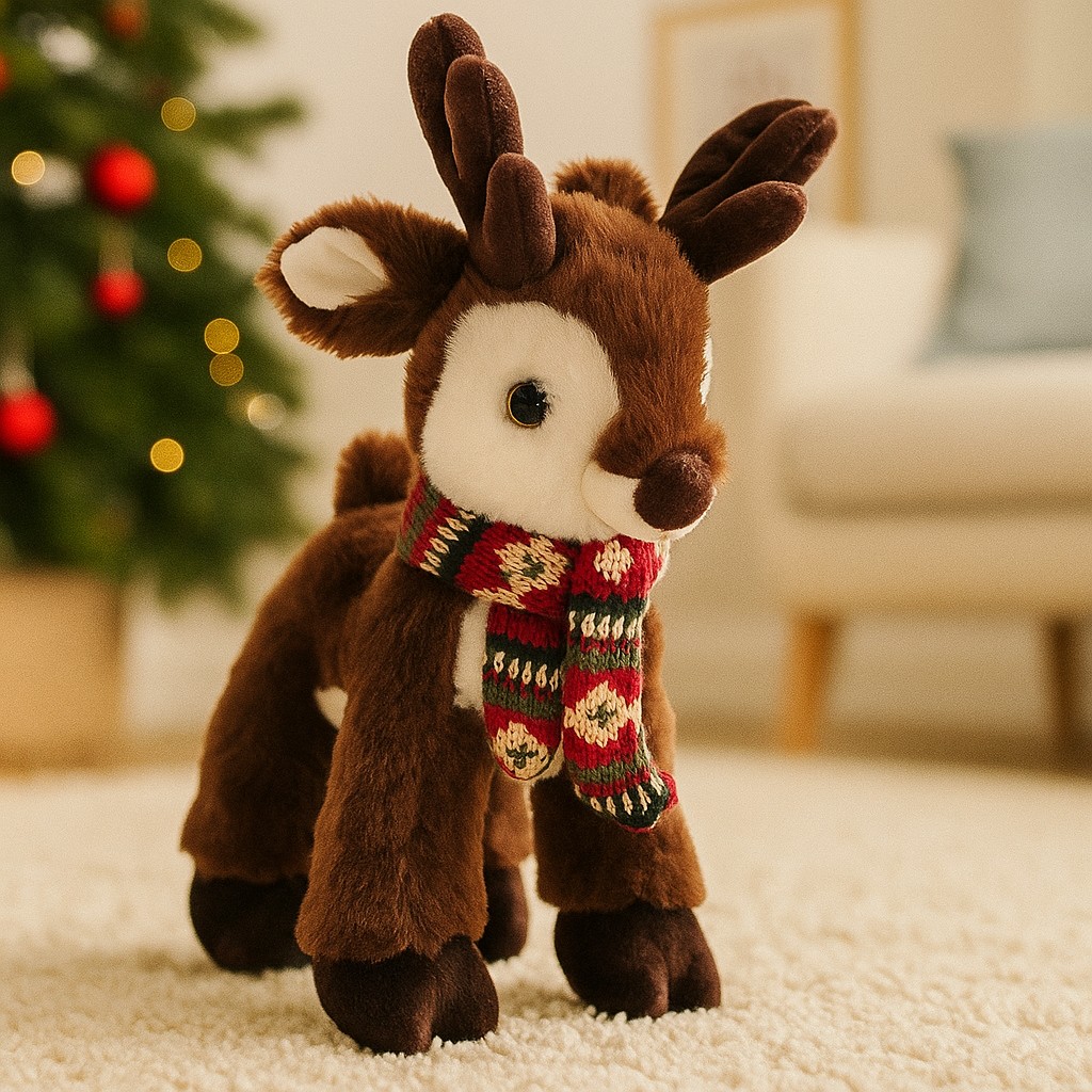 Renifer Łoś Świąteczny - 26cm
