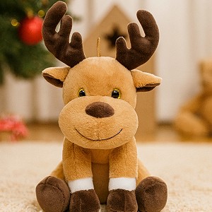 Łoś Renifer Świąteczny - 25/20cm