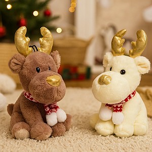 Łoś Renifer Świąteczny 2 kolory - 25cm OSTATNIE 3 SZTUKI